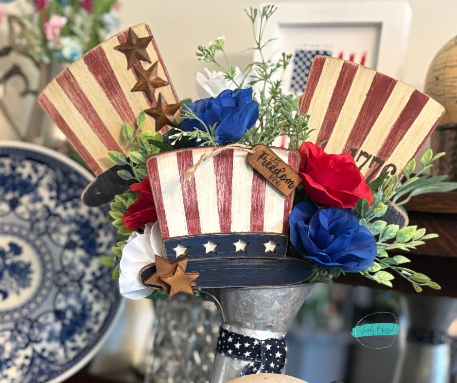 Patriotic Floral Arrangement