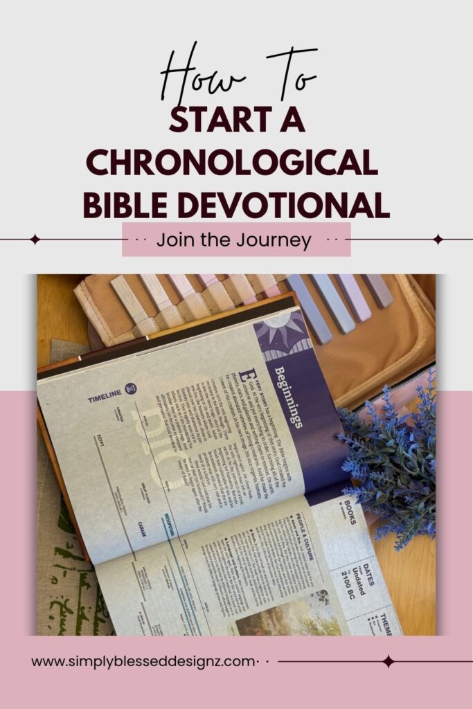 How to start a chronological Bible devotional - SimplyBlessedDesignz