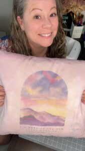 DIY Beet-Dyed Pillowcase and My First Sublimation Project