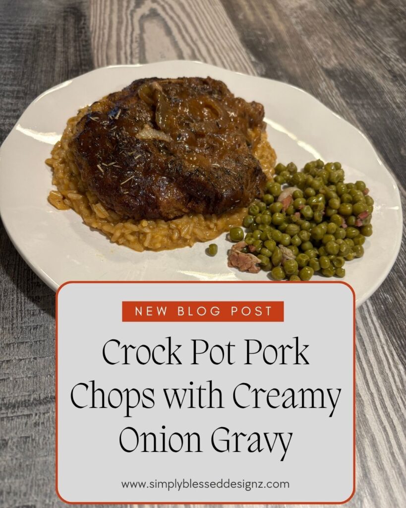 Crock Pot Pork Chops with Onion Gravy are tender, flavorful, and pure comfort food — easy to make and perfect for cozy weeknight dinners!