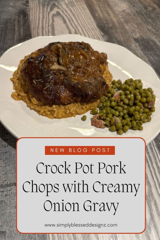 Crock Pot Pork Chops with Onion Gravy are tender, flavorful, and pure comfort food — easy to make and perfect for cozy weeknight dinners!