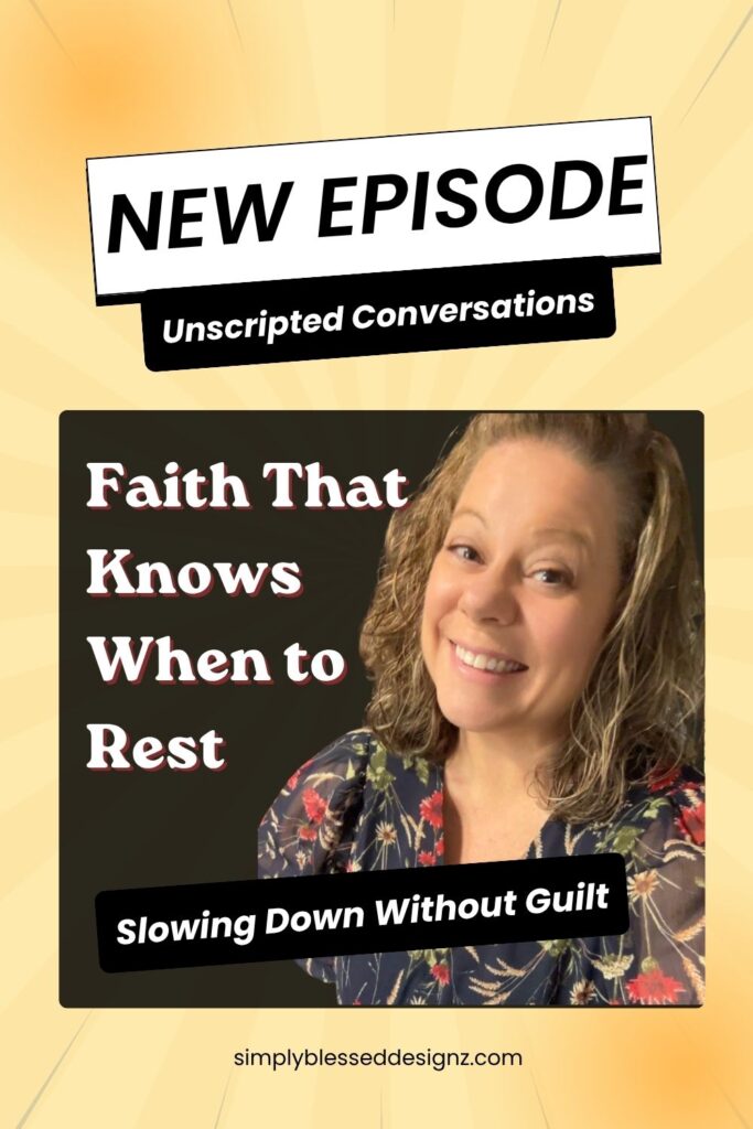 Faith that knows when to rest blog post about slowing down without guilt and trusting God through Elijah story
